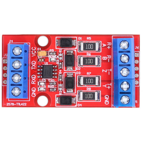 Módulo convertidor de nivel RS422 a TTL, placa de conversión de puerto serie UART bidireccional de 5 V