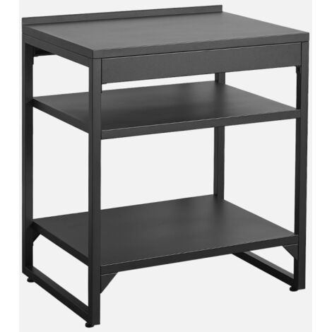 Modulo cucina da esterno in acciaio 2 ripiani, 80cm