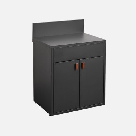 Modulo cucina da esterno in acciaio con 2 ante, 80cm
