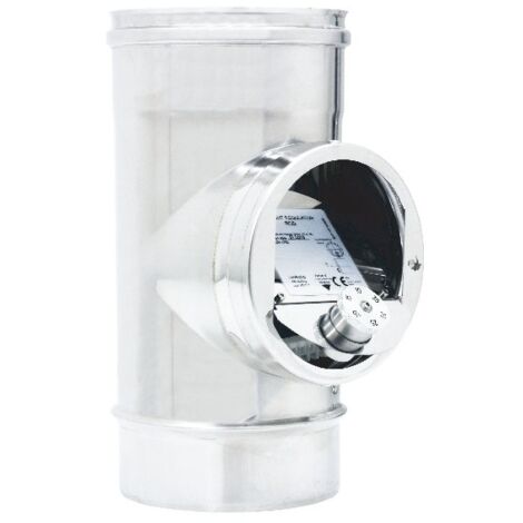 Modulo da 150mm aisi 304 con regolatore automatico di tiraggio