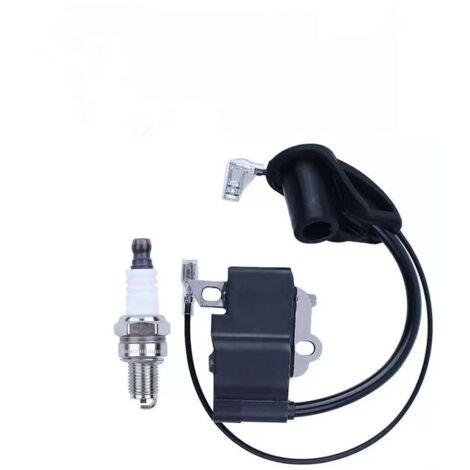 Módulo de bobina de encendido FS90 compatible con Stihl FS87, FS100, HL95, HL100, KM90, KM100, KM130, HT100, HT101, sustituye a 4180 400 1308