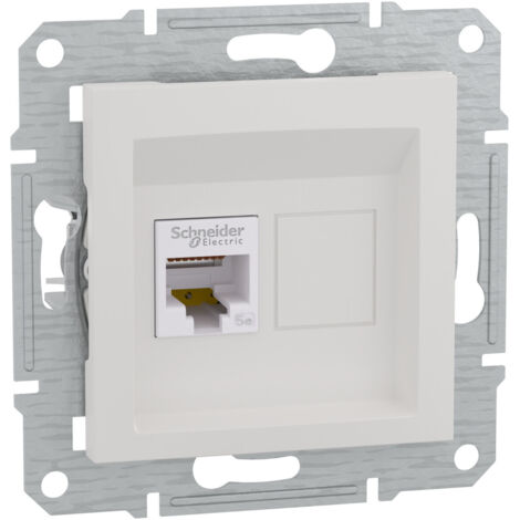MÓDULO DE COMPUTADORA ASFORA BLANCO CAT.5E UTP PLANO EPH4300721