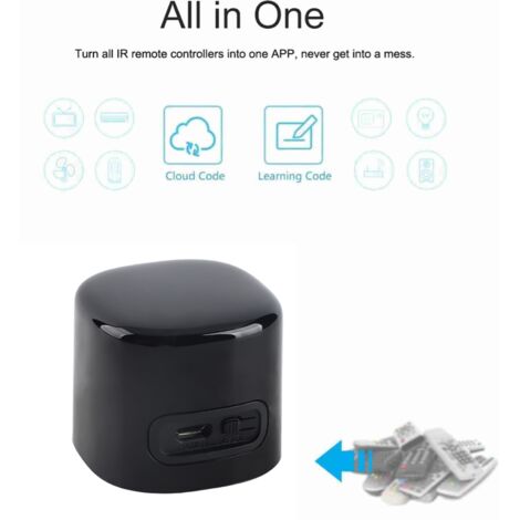 [Módulo de control IR universal] RM4C mini con función de temporizador, control por aplicación y voz.