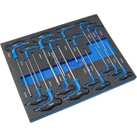 Módulo de Destornilladores en T, Hexagonal y Torx - 18 Piezas