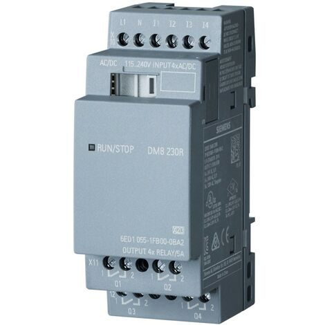 ¡Módulo de expansión Siemens LOGO DM8 230R 6ED10551FB000BA2