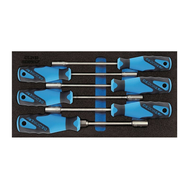 

Módulo de herramientas 1500 CT1-2133 Llave de tubo de módulo 1/3 de 6 piezas SW5-10mm GEDORE