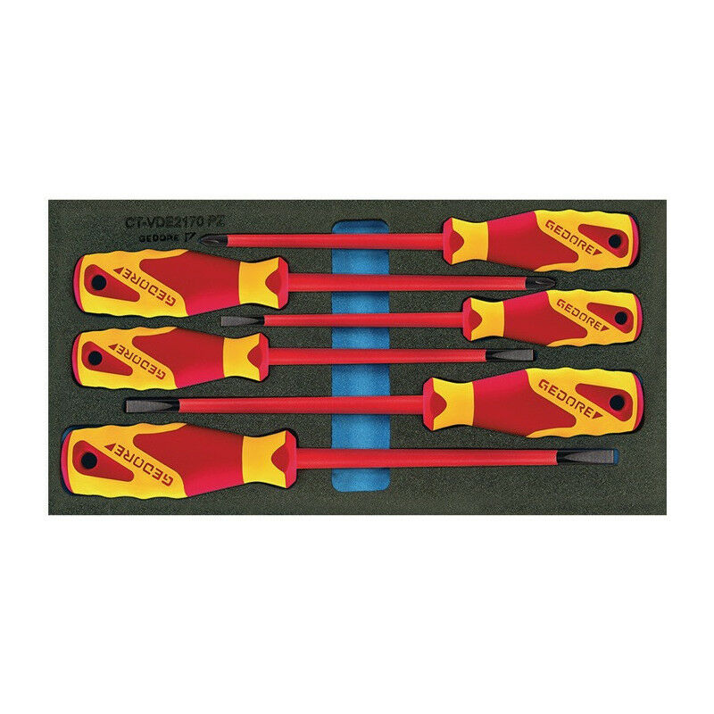 

Módulo de herramientas 1500 CT1-VDE 2170 PZ 6 piezas 1/3 módulo destornillador ranurado / PZD