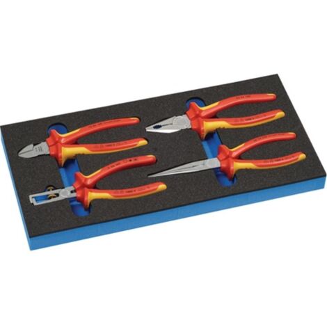 Módulo de herramientas Juego de alicates VDE de 4 piezas 1/3 módulo KNIPEX