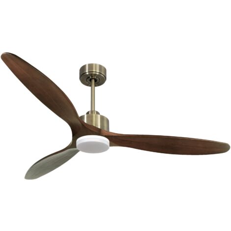 Modulo de KlassFan Extérieur IP44- Super déstratificateur d'air avec thermostat,  chocolat et bois sombre  idéal de 25 à 40 m²