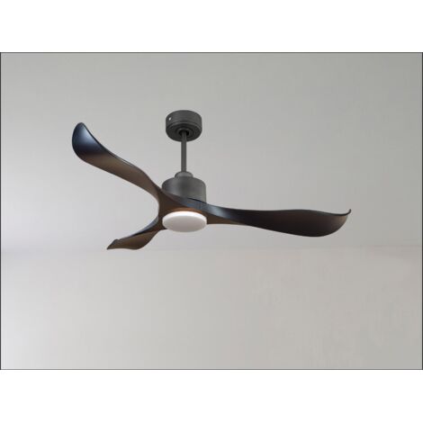 Modulo de KlassFan - Super déstratificateur d'air noir avec Lumière Dimmable  pour 40à 60 m² KLDC1P1BKL2BK