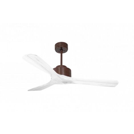 Modulo de KlassFan - Super destratificateur et ventilateur DC 132 cm Marron pales bois blanc sans Lumière  25 à 40 m²