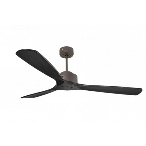 Modulo de KlassFan - Super destratificateur et ventilateur DC 166 cm Chocolat pales bois noir sans Lumière  30 à 60 m²