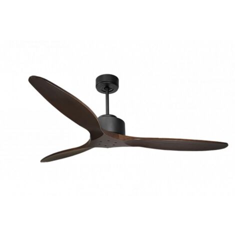 Modulo de KlassFan - Super destratificateur et ventilateur DC 166 cm Gris basalte pales bois sombre sans Lumière  30 à 60 m²