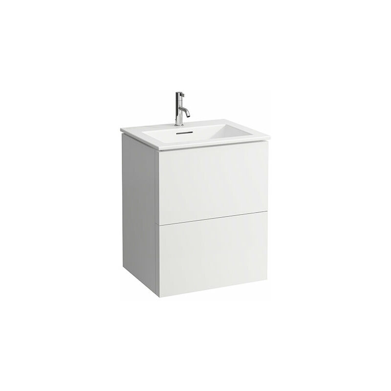 

Laufen Kartell Kombipack, combinación de lavabo y base de lavabo con 2 cajones, 600x500, color: gris pizarra - H8603336421041