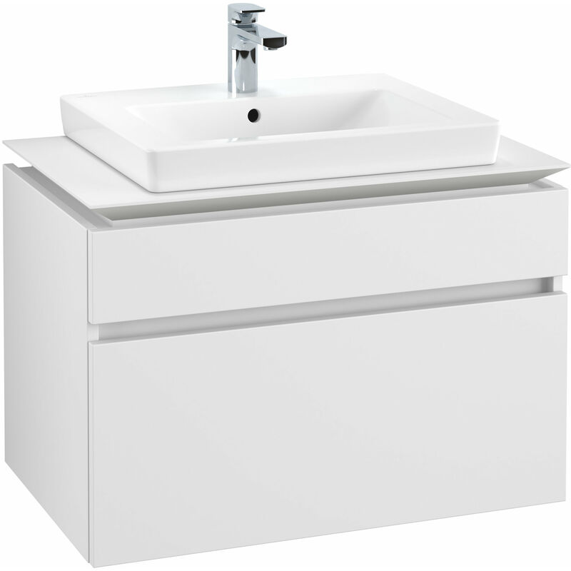 

Villeroy Und Boch Ag - Módulo de lavabo Villeroy & Boch Legato B602, 800x550x500mm, centrado en el lavabo, color: Blanco Mate - B60260MS