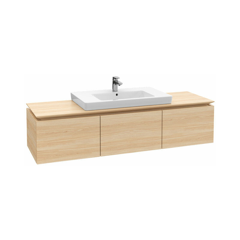 

Módulo de lavabo Villeroy & Boch Legato B700, 1600x380x500mm, céntrico, color: Elm Impresso - B70000PN