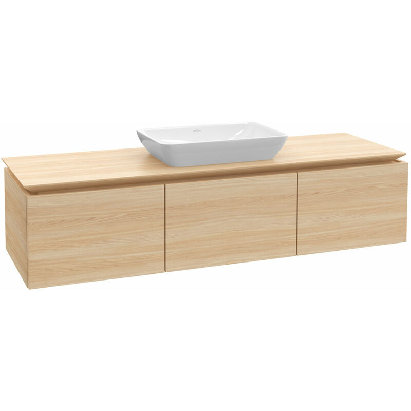 

Villeroy Und Boch Ag - Módulo de lavabo Villeroy & Boch Legato B716 1600x380x500mm, centro del lavabo, color: Elm Impresso - B71600PN