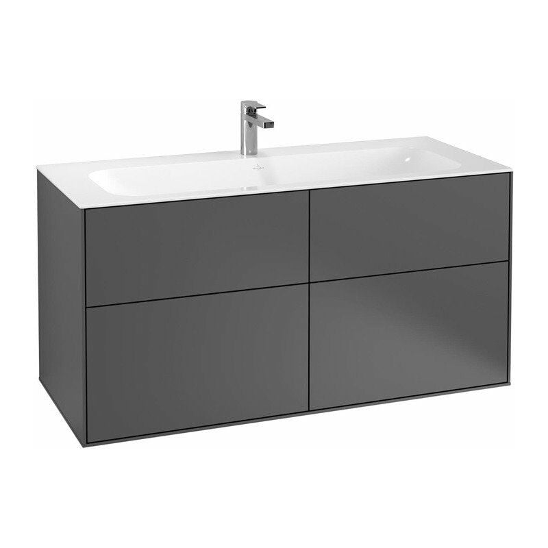 

Villeroy&boch - Finion, Muebles de baño, 1196 x 591 x 498 mm, Modelo angular, suspendido, En madera, Chapa de nogal