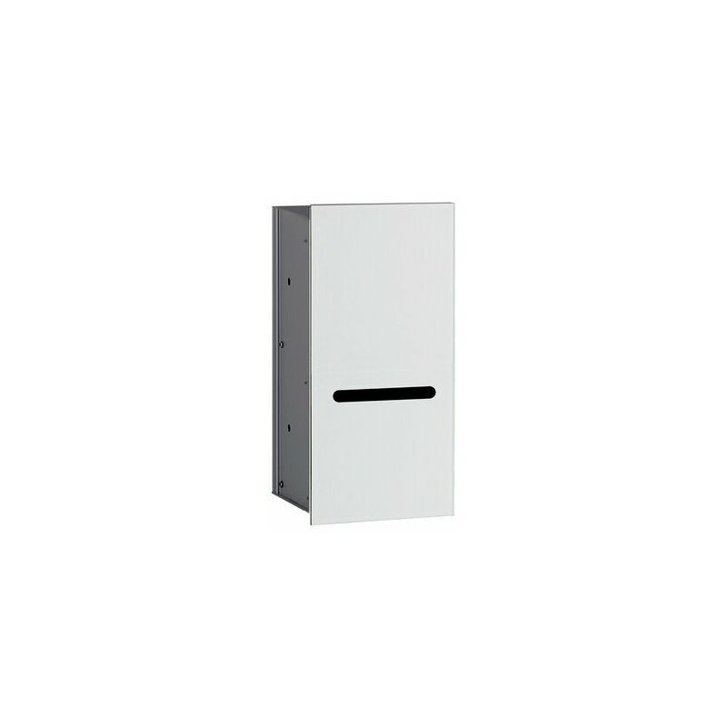 

Módulo de papel WC asis 2.0 - modelo empotrado, bisagra de puerta a la izquierda, color: aluminio/blanco óptico - 972427422 - Emco