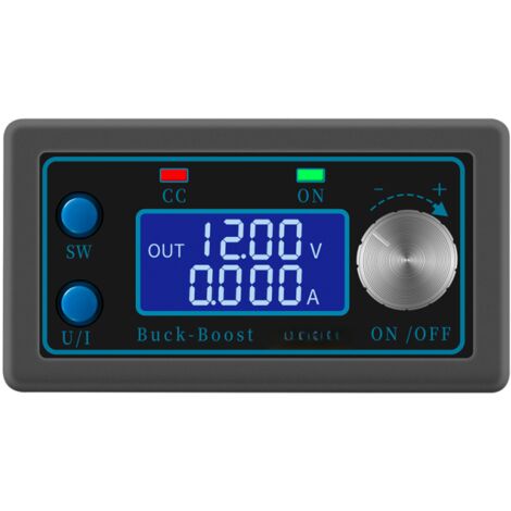 Módulo de regulación automática de voltaje CC ZK-5KX, regulador de voltaje y corriente constantes, pantalla LCD con ventilador de control de temperatura inteligente.