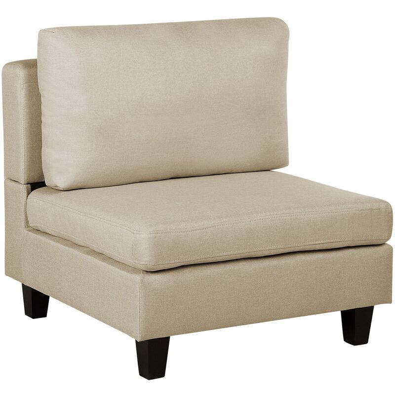 

Módulo de sillón tapizado beige FEVIK