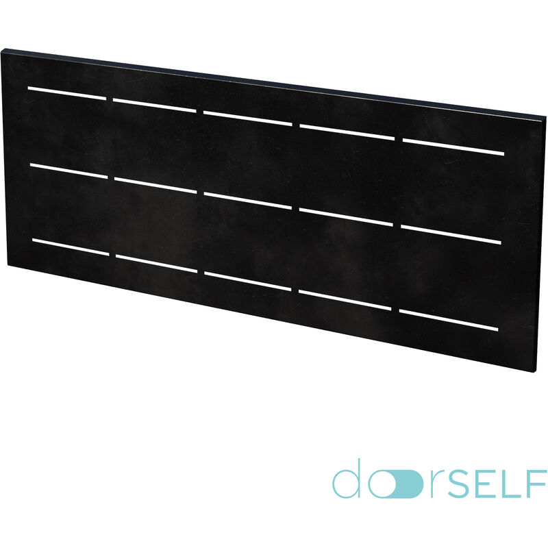 Valla Exterior Sobre Muro doorSELF - Modulo 1890X720Mm Mod. Lines Negro