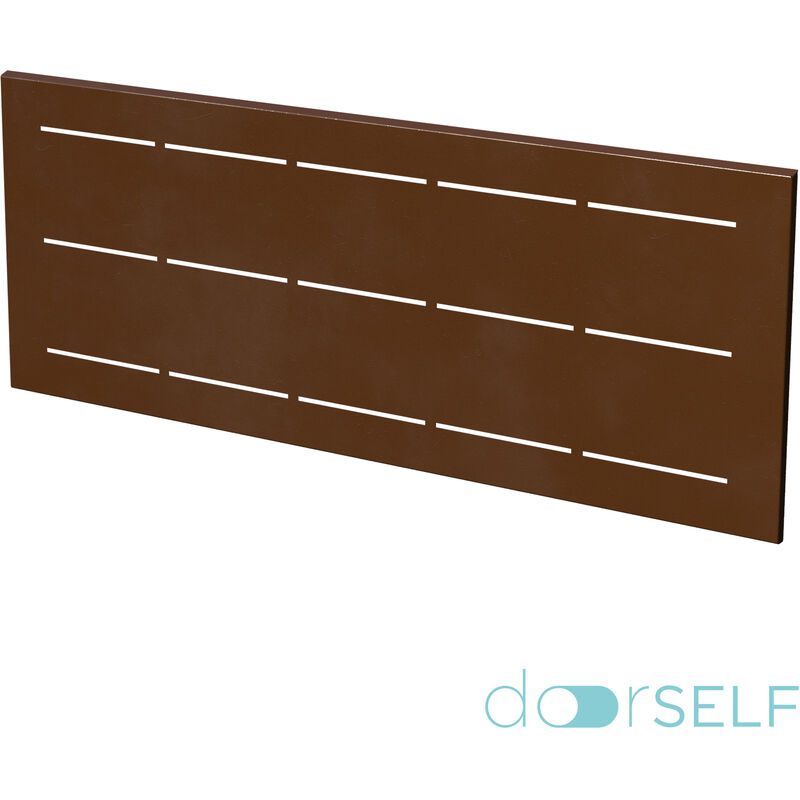 Valla Exterior Sobre Muro doorSELF - Modulo 1890X720Mm Mod. Lines Oxido