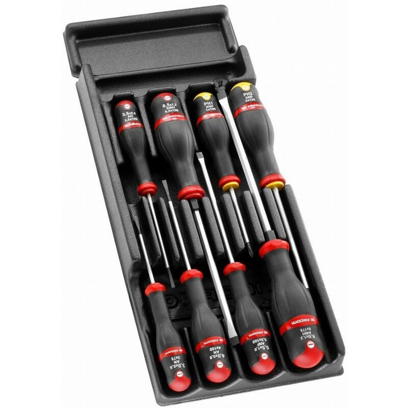 Modulo di 8 cacciaviti Facom Protwist2 - MOD.AT1PB