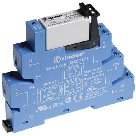 Modulo di accoppiamento relè 2P 8A bobina 24VDC
