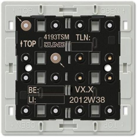Modulo di controllo Jung 4193 TSM Nero e Grigio