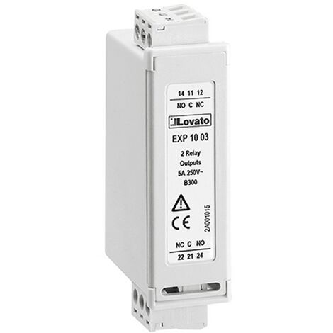 Modulo di espansione Lovato 2 uscite a relè 5A 250VAC EXP1003