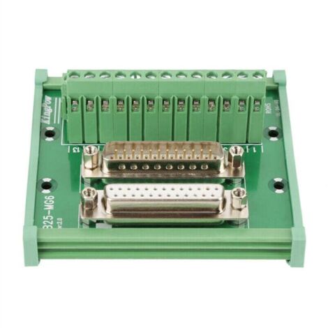 Modulo di interfaccia per guida DIN di alta qualità DB25 D-Sub maschio e femmina