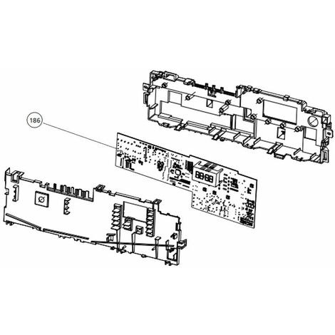 Modulo di potenza (codice 186) - Asciugatrice - BEKO - 4348673