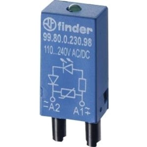 Modulo elettrico Finder 99.80.9.024.99 indicatore LED diodo libero