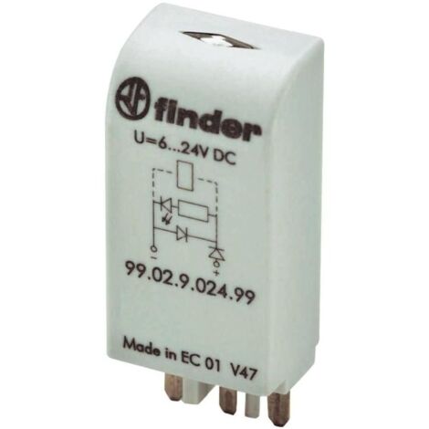 Modulo EMC, LED verde + varistore 6-24VAC/DC 99.02.0.024.98