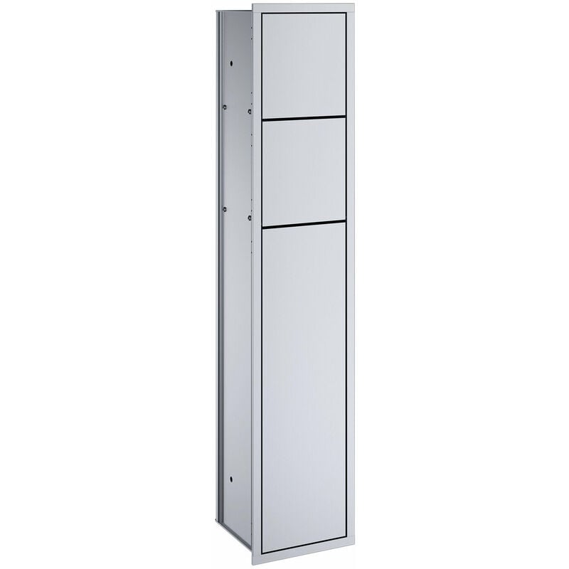 

Módulo asis 150 modelo de inodoro empotrado, tope izquierdo, color: aluminio/aluminio - 978305050 - Emco