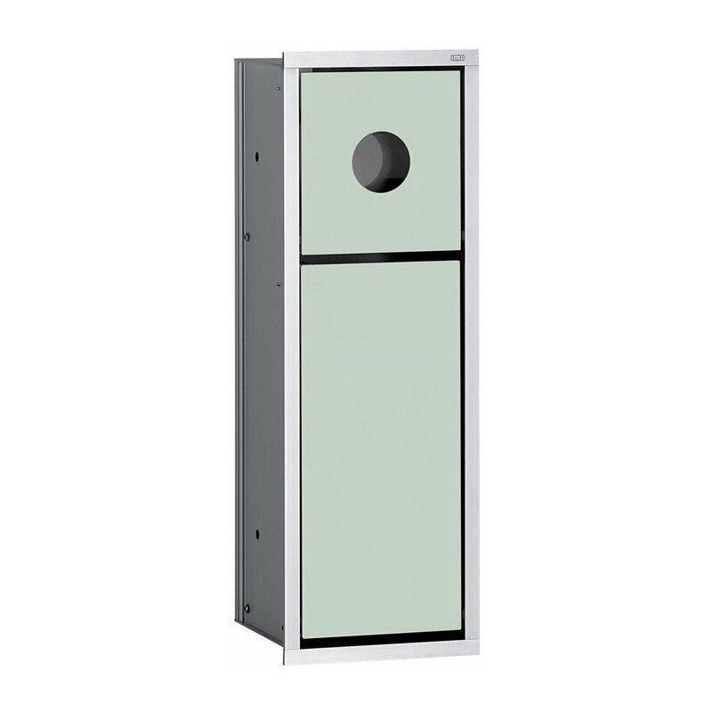 

Módulo de cubo de basura empotrable ASIS 150 495mm aluminio / negro