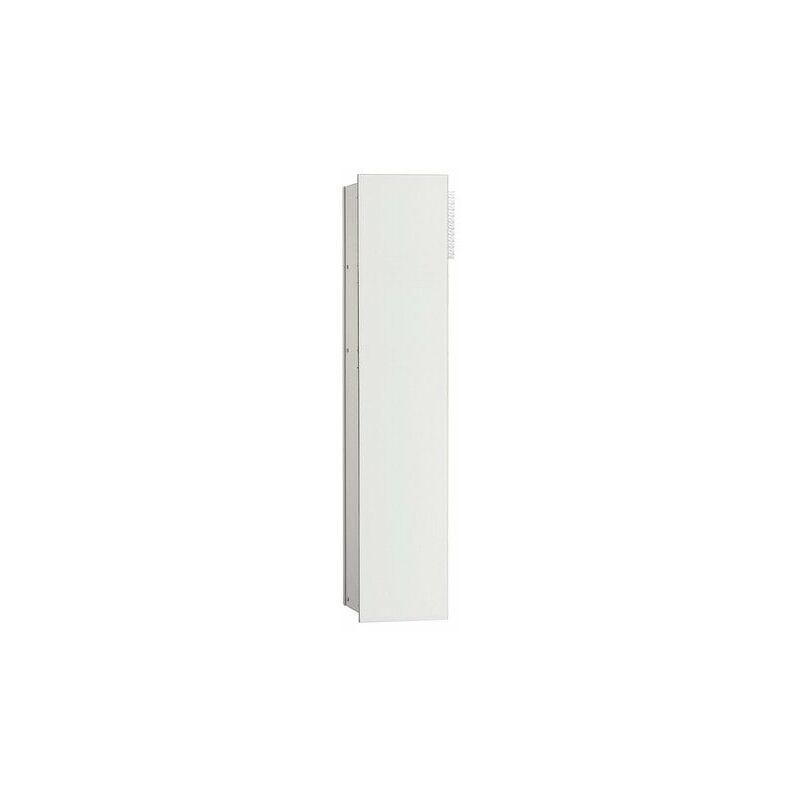 

Módulo asis 2.0 WC - modelo empotrado, 1 puerta, bisagra de puerta con bisagra a la izquierda, color: aluminio/blanco óptico - 975427453 - Emco