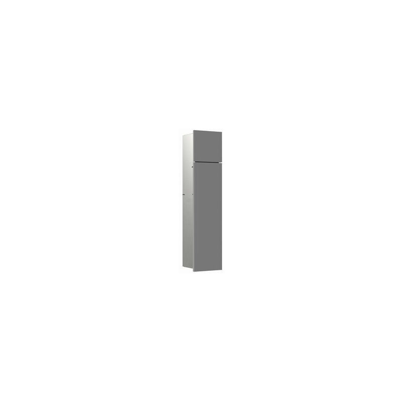 

Módulo Emco asis módulo WC puro con compartimento adicional, oculto, tope derecho 730mm, color: gris diamante - 975551501