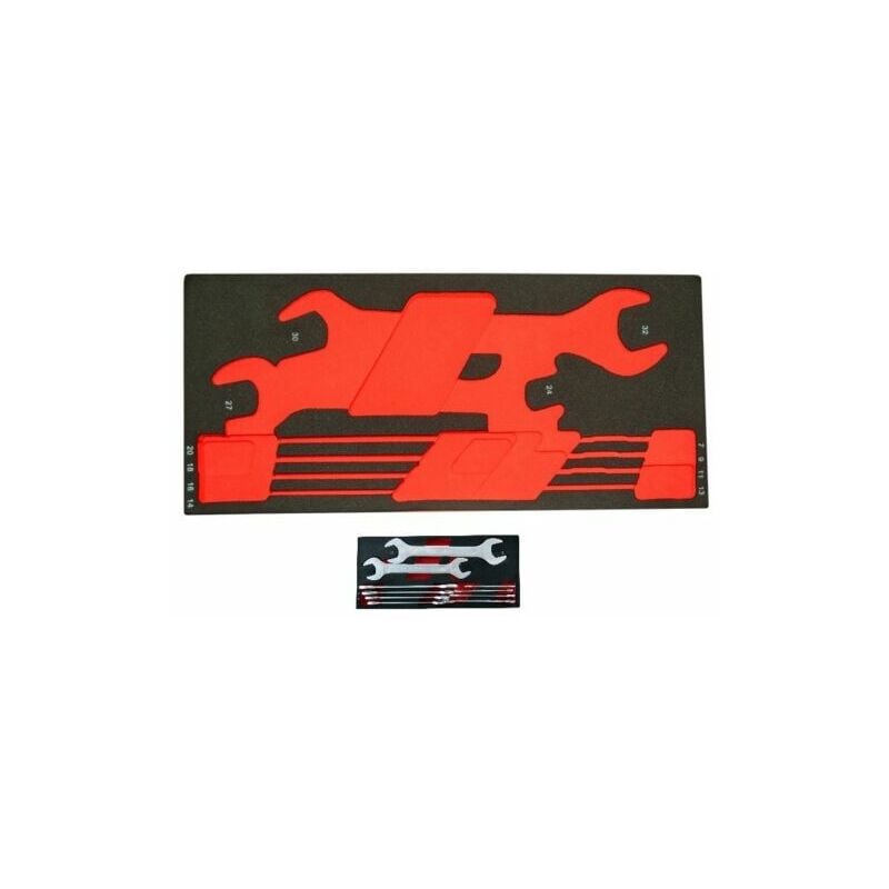 

MODULO EVA VACIO PARA 10 LLAVES FIJAS DE 2 BOCAS 6-32mm. - 6878