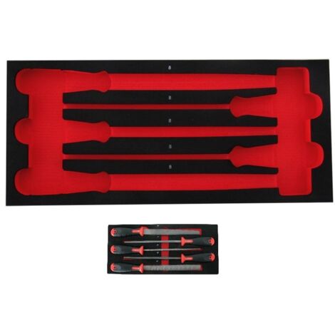 MODULO EVA VACIO PARA 5 LIMAS PARA CARRO DE HERRAMIENTAS