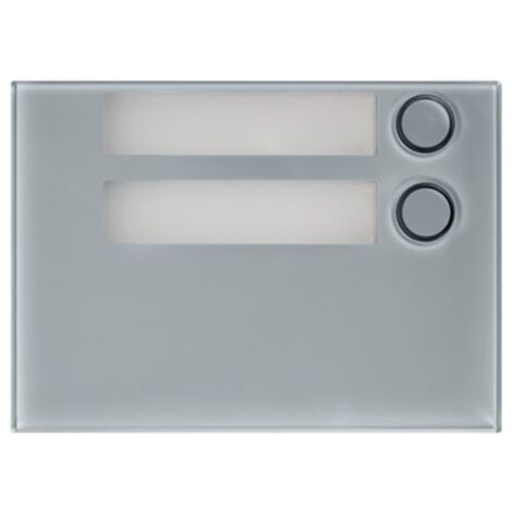 Modulo frontale con 2 pulsanti di chiamata Alpha Grigio Urmet 1168/12G