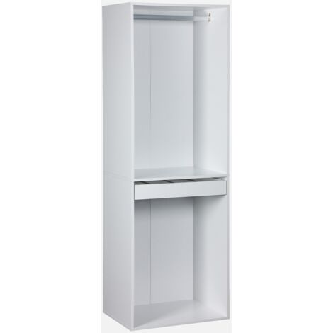 Modulo guardaroba con appendiabiti e portapantaloni