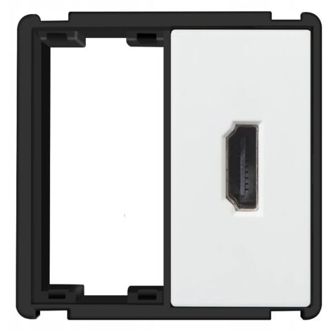 Modulo HDMI per presa a muro Sistema RTX SH Bianco