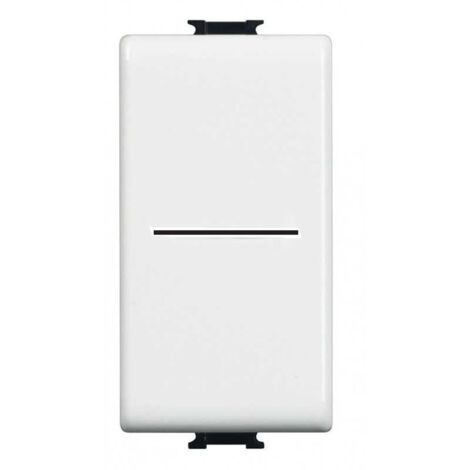 Modulo Interruttore Assiale Compatibile Matix Presa 10AX Controllo Luci Bianco