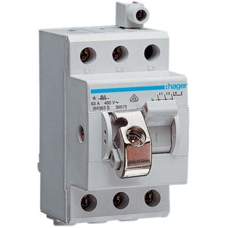 Modulo interruttore Grigio 63 A 400 V Hager SH363S