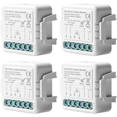 Modulo interruttore intelligente WiFi Tuya per tapparelle, controllo tramite Alexa, app e timer.