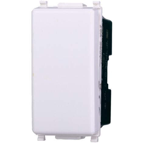 Modulo interruttore serie Starlight, bianco, compatibile con serie Vimar Plana - Ettroit EV0401