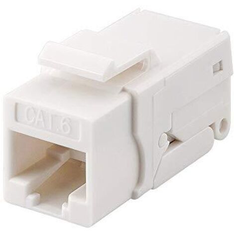 Modulo Keystone RJ45 CAT 6, UTP, 250 MHz, larghezza 16,2 mm, IDC connettori (montaggio senza attrezzi), sistema Snap-In.