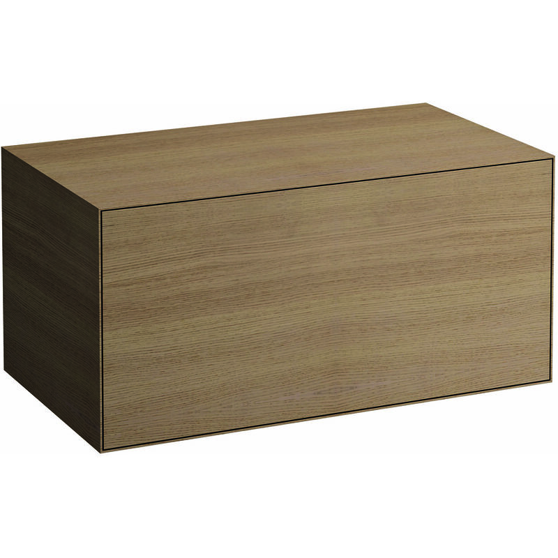 

Módulo Laufen Boutique, sin hueco, 1 cajón, 900x500, color: roble oscuro cepillado chapa de madera auténtica - H4090101502511